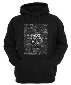 Pierce The Veil lyrics Hoodie