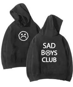 Sad Boys Club Front and Back Print Hoodie