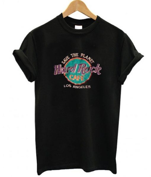 Save The Planet Hard Rock Cafe Los Angeles T-shirt