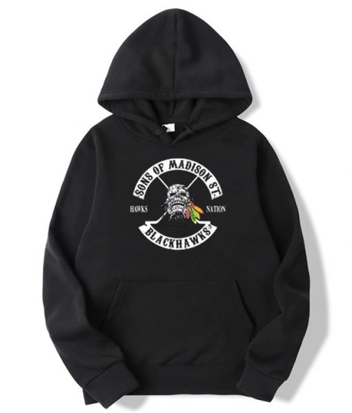 Sons Of Madison St Blackhawks Hoodie