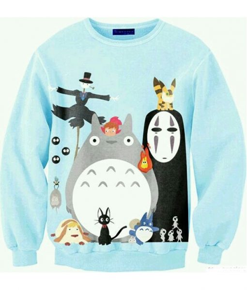 Studio Ghibli Characters Crewneck Sweatshirt