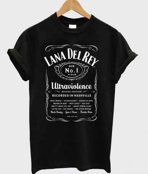 Lana Del Rey New No 1 Album Ultraviolence T-shirt
