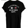 Psychedelic Research Dept Back T-shirt
