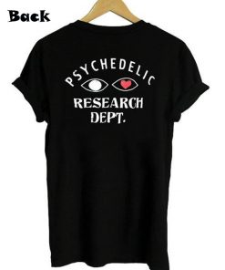 Psychedelic Research Dept Back T-shirt