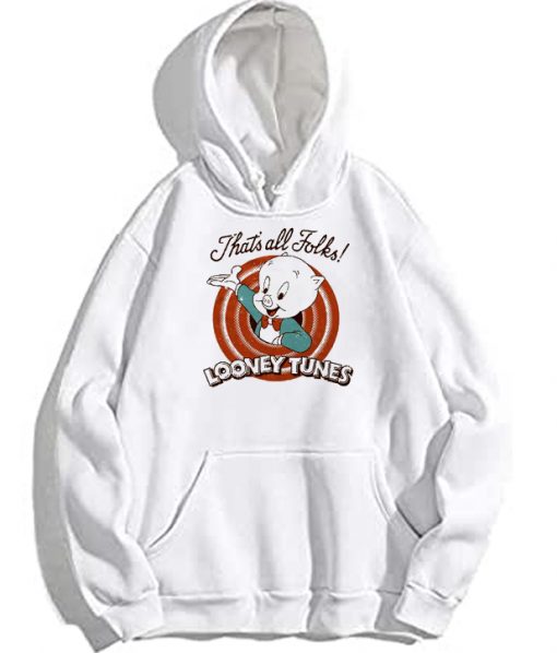 That's All Folks Looney Tunes Hoodie