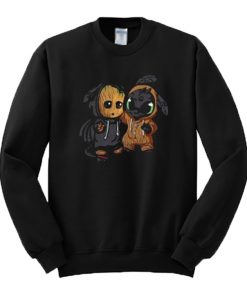 Baby Groot And Toothless Sweatshirt