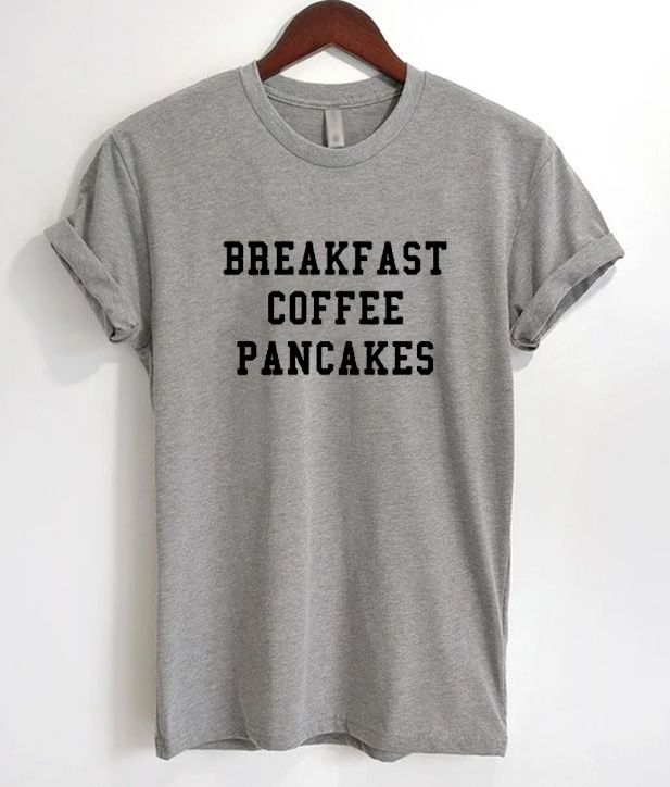 Breakfast Coffee Pancakes T-Shirt - teenamycs