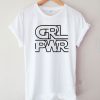 GRL PWR Girl Power Star Wars Font T-Shirt