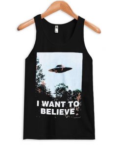 Josh Dun I Want To Believe UFO Tank Top
