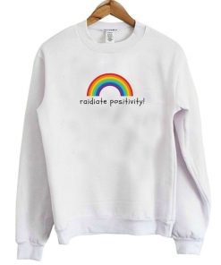 Radiate Positivity Rainbow Sweatshirt