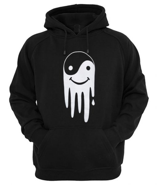 Smiley Yin Yang Art Hoodie