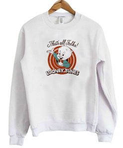 That's All Folks Looney Tunes Sweatshirt