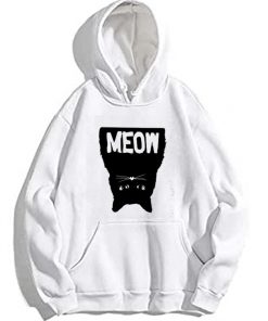 Upside Down Cat Meow Hoodie