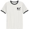 Japanese Weirdo Pocket Print Ringer T-shirt