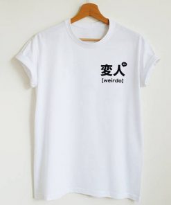 Japanese Weirdo Pocket Print T-shirt