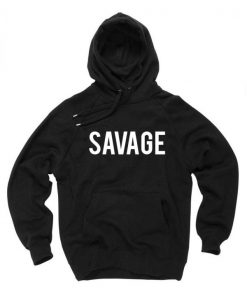 Black Savage Pullover Hoodie