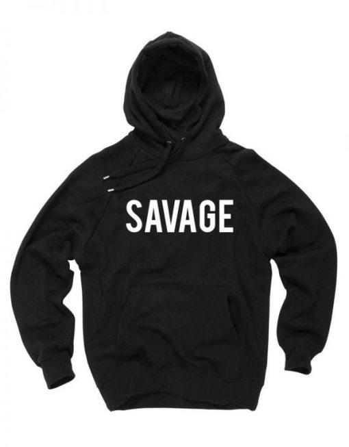 Black Savage Pullover Hoodie