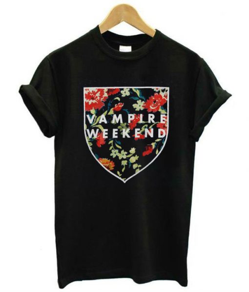 Vampire Weekend Floral Shield T-Shirt