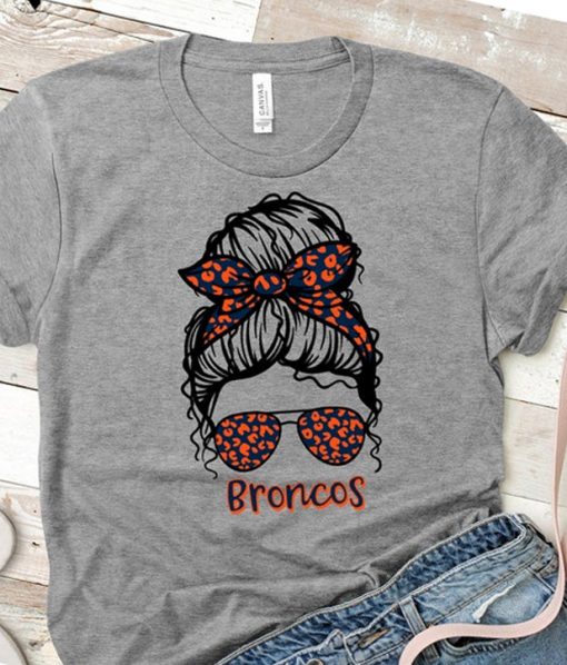 Broncos Messy Bun T-Shirt