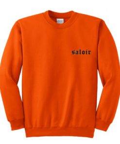 Saloir Pocket Print Sweatshirt