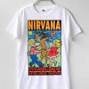 Nirvana concert T shirt Live in Astro Arena, Houston, Texas 1993 with the Breeders and Shonnen Knife T-Shirt