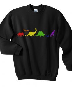 Rainbow Dinosaurs Sweatshirt