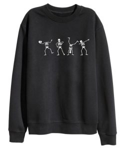 Funny Dancing Skeleton Halloween Sweatshirt