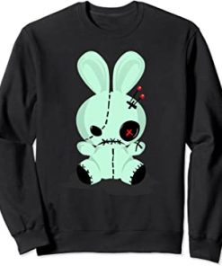 Green Voodoo Doll Goth Sweatshirt