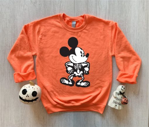 Mickey Skeleton Hallowen Sweatshirt