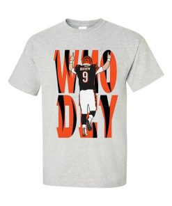 Cincinnati Bengals Joe Burrow Who Dey T-Shirt