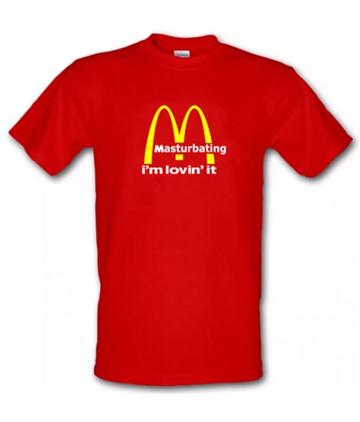 Masturbating I'm Lovin' It T-Shirt