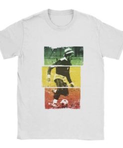 Bob Marley Playing Football T-shirt