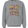 Vintage 90s Funny Las Vegas Pop Art Boobs Sweatshirt