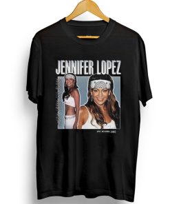 Jennifer Lopez In White Bandana T-Shirt