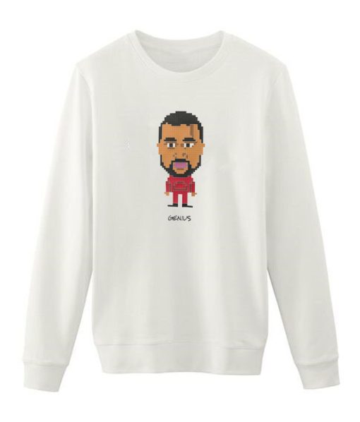 Kanye West 8-Bit Genius Sweatshirt