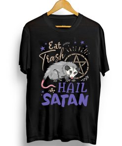 Possum Eat Trash Hail Satan T-shirt