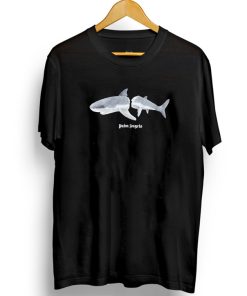 Shark Print Logo T-Shirt