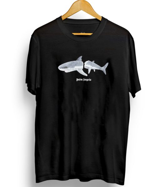 Shark Print Logo T-Shirt