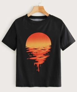 Sunset Print T-Shirt