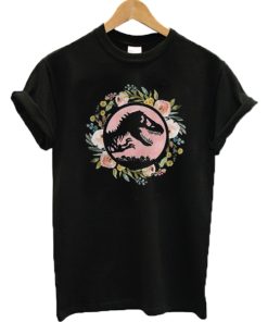 Floral Jurassic Park T-shirt