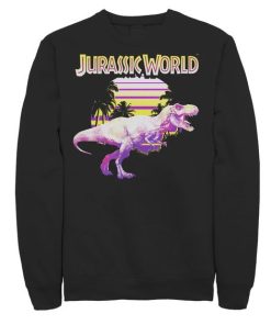 Jurassic World Neon Purple T-Rex Sweatshirt