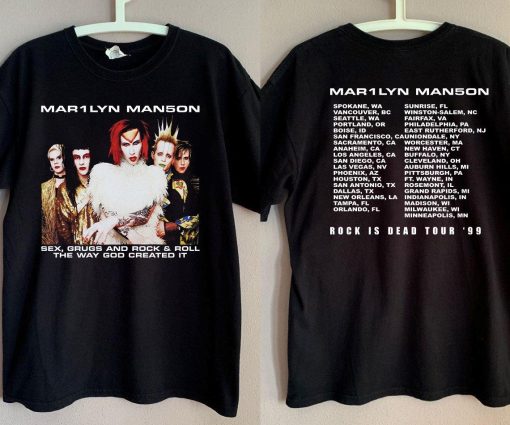 Marilyn Manson Rock Is Dead Tour 99 T-Shirt