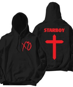 XO Starboy Front And Back Print Hoodie