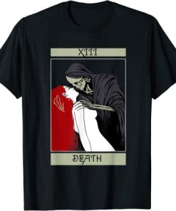 Blackcraft Vintage Death the Grim Reaper Kiss Tarot Card T-Shirt