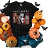 Funny Friends Horror Halloween T-Shirt Michael Myers Jason Horror Scary Movies Gift T-Shirt