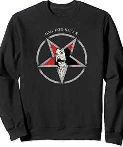 Gag For Satan Occult Gothic Grunge Satan Baphomet Nun Death Sweatshirt