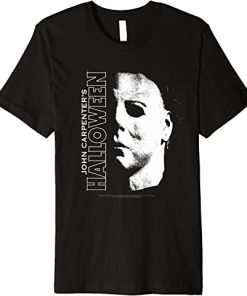 Halloween Michael Myers Large Face Premium T-Shirt