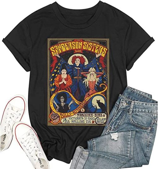 Halloween Shirt Funny Sanderson Sisters Graphic Tee