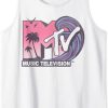 MTV Beach Wave Retro Logo Tank Top