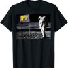 MTV Man On The Moon Logo Flag Graphic T-Shirt